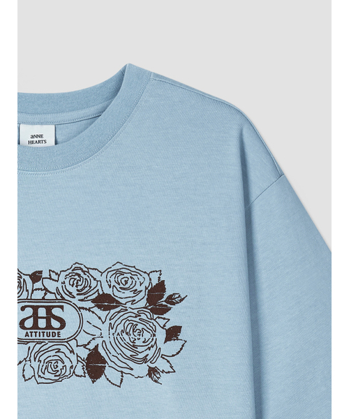 ANNEHEARTS(アンハーツ)の「Rosevine Path Graphic T Blue(Tシャツ/カットソー・レディース・その他・FREE)」の6枚目の写真