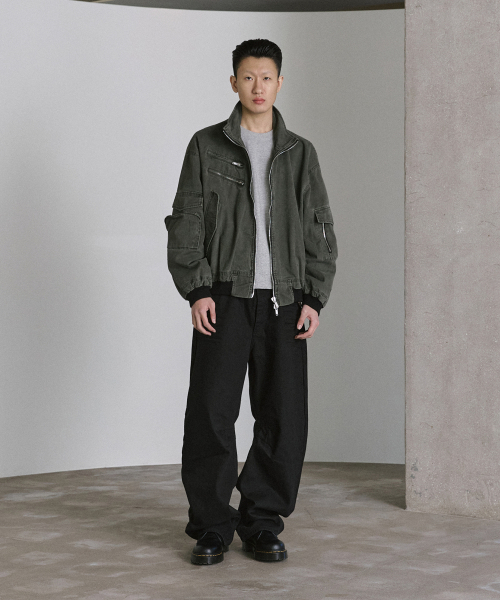 P.IN.O（ピインオ）の「ハイネックフライトジャケット - ジンカキ（その他アウター・メンズ・その他・MEDIUM/LARGE）」の4枚目の写真