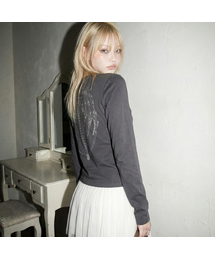 [ユニセックス]BONE WINGS ヘンリーネック ロングスリーブ Tシャツ_2カラー