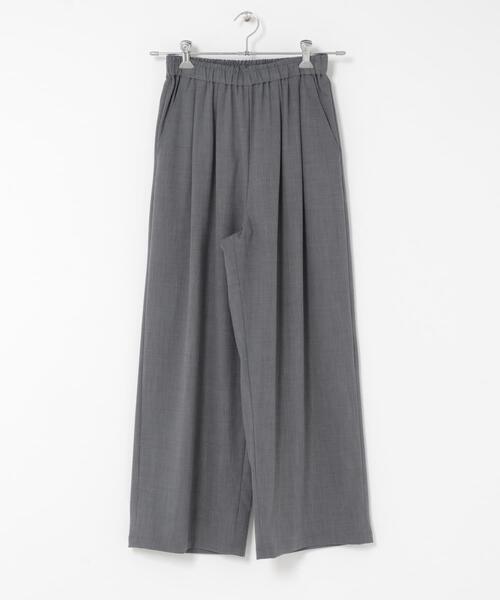 URBAN RESEARCH（アーバンリサーチ）の「『3サイズ展開』『イージーケア』タックギャザーストレートパンツ（その他パンツ・レディース・ベージュ/ブラウン/チャコールグレー/ストライプ・36/40/38）」の11枚目の写真