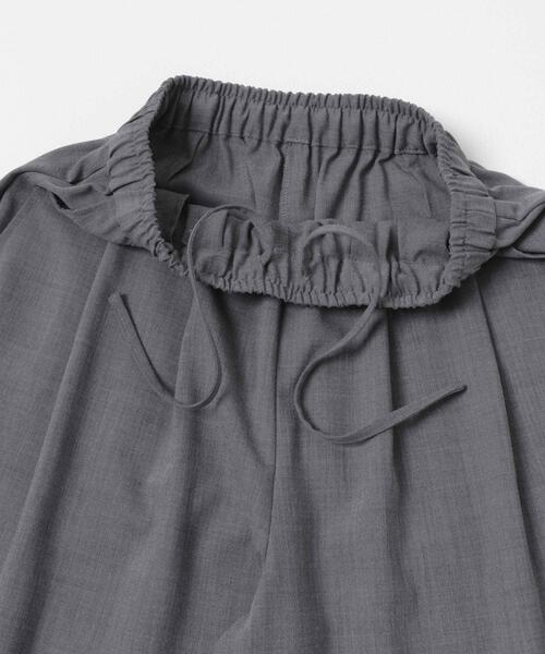 URBAN RESEARCH（アーバンリサーチ）の「『3サイズ展開』『イージーケア』タックギャザーストレートパンツ（その他パンツ・レディース・ベージュ/ブラウン/チャコールグレー/ストライプ・36/40/38）」の12枚目の写真