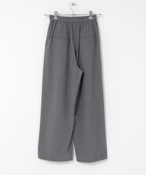 URBAN RESEARCH（アーバンリサーチ）の「『3サイズ展開』『イージーケア』タックギャザーストレートパンツ（その他パンツ・レディース・ベージュ/ブラウン/チャコールグレー/ストライプ・36/40/38）」の14枚目の写真