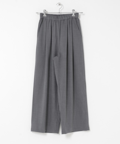 URBAN RESEARCH(アーバンリサーチ)の「タックギャザーストレートパンツ(その他パンツ・レディース・ベージュ/ブラウン/チャコールグレー/ストライプ・36/40/38)」の22枚目の写真