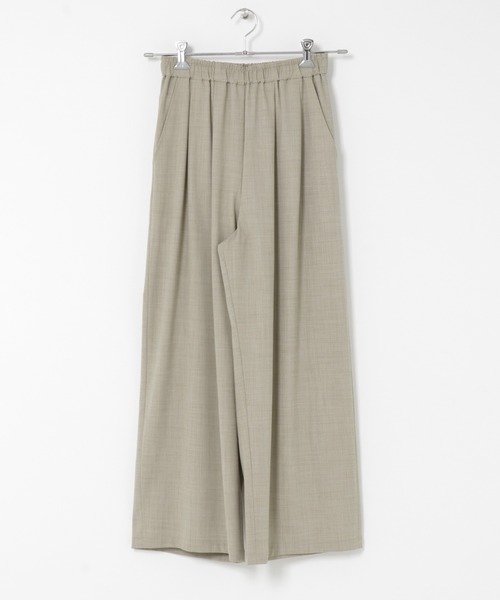 URBAN RESEARCH(アーバンリサーチ)の「タックギャザーストレートパンツ(その他パンツ・レディース・ベージュ/ブラウン/チャコールグレー/ストライプ・36/40/38)」の11枚目の写真