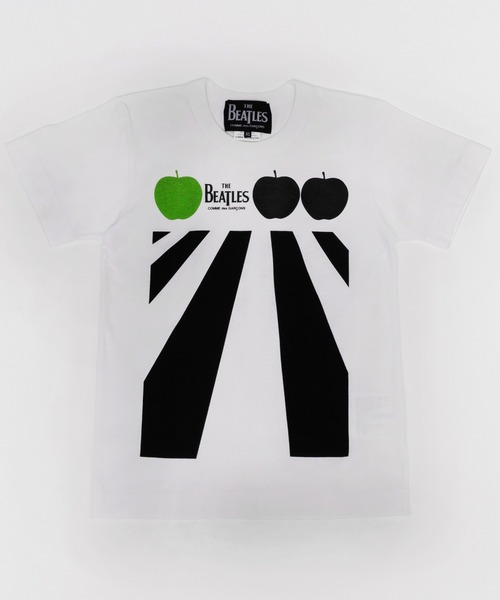Lサイズ 新品未使用 ザ ビートルズ コムデギャルソンTシャツ THE BEATLES 「GREEN APPLE」TEE（Tシャツ/カットソー）｜THE BEATLES