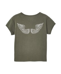FADED ANGEL WING S/S BABY TEE