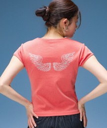 X-girl | FADED ANGEL WING S/S BABY TEE(Tシャツ/カットソー)