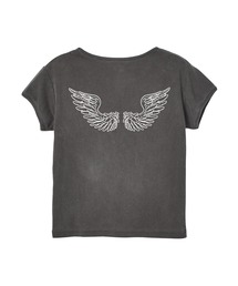 FADED ANGEL WING S/S BABY TEE