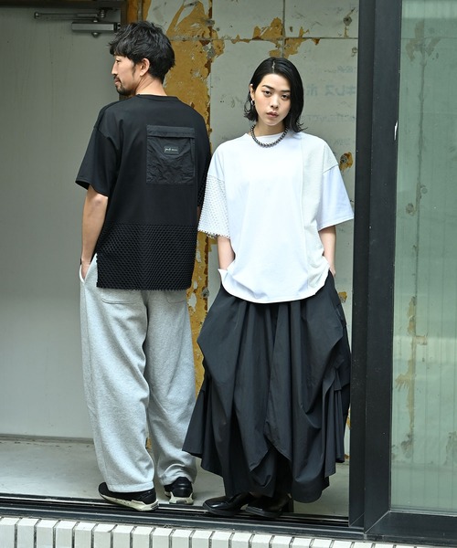 funda mine（ファンダマイン）の「バックポケットＴシャツ（Tシャツ/カットソー・レディース・ホワイト/ブラック・FREE）」の14枚目の写真