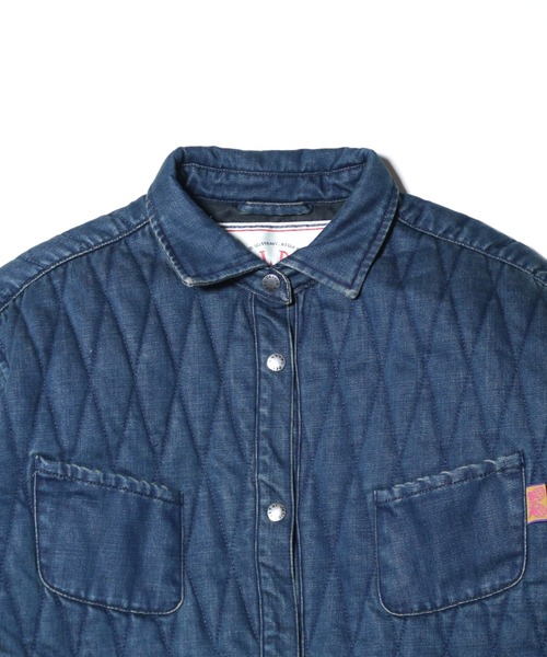 NATAL DESIGN(ネイタルデザイン)の「QUILT SHIRTS DIAMOND "DENIM"(デニムジャケット・メンズ・インディゴブルー・LARGE/MEDIUM/SMALL)」の3枚目の写真