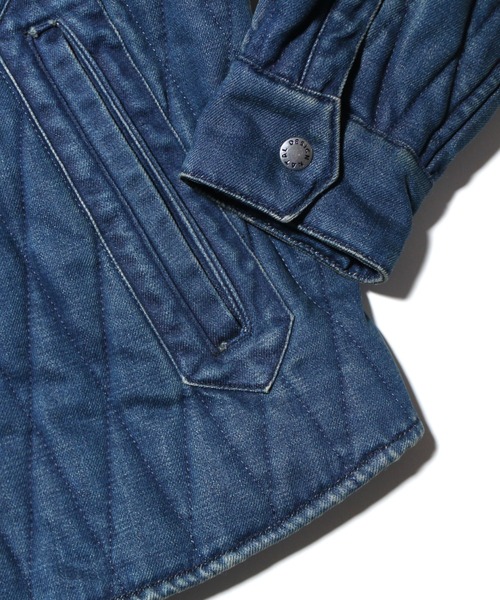 NATAL DESIGN(ネイタルデザイン)の「QUILT SHIRTS DIAMOND "DENIM"(デニムジャケット・メンズ・インディゴブルー・LARGE/MEDIUM/SMALL)」の4枚目の写真