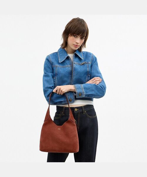 COACH（コーチ）の「ブルックリン ショルダー バッグ 28（ショルダーバッグ・レディース・ブラウン系その他・ONE）」の8枚目の写真
