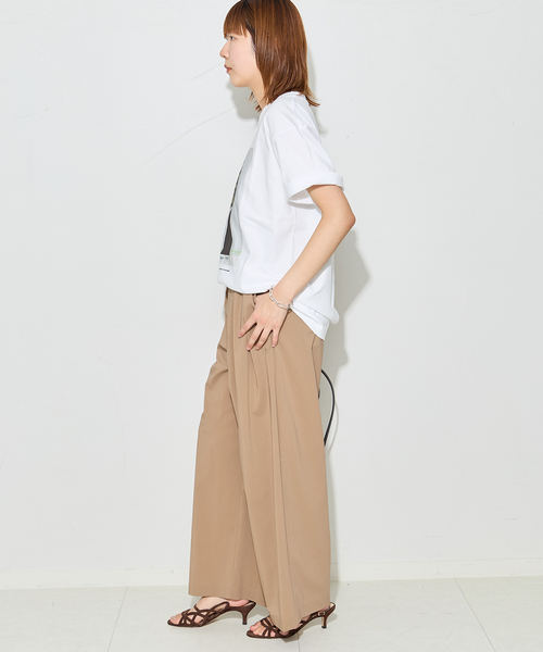 journal standard L'essage(ジャーナルスタンダードレサージュ)の「POETMEETS DUBWISE KJLW COLLAGE02 Tシャツ(Tシャツ/カットソー・レディース・グレー/ホワイト・FREE)」の10枚目の写真