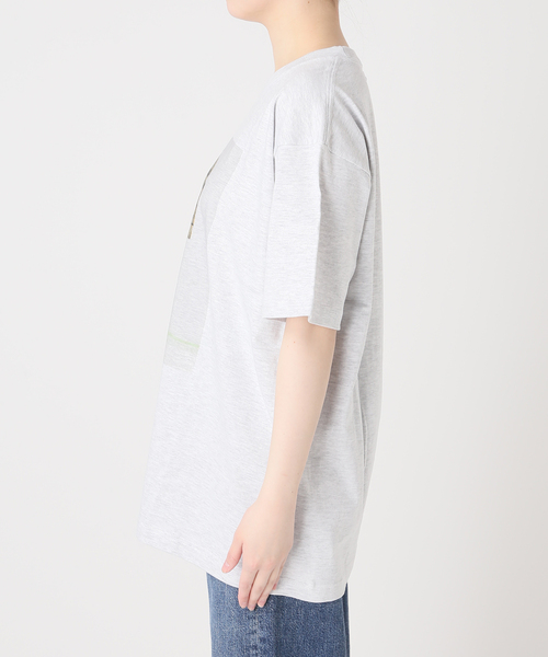 journal standard L'essage(ジャーナルスタンダードレサージュ)の「POETMEETS DUBWISE KJLW COLLAGE02 Tシャツ(Tシャツ/カットソー・レディース・グレー/ホワイト・FREE)」の15枚目の写真