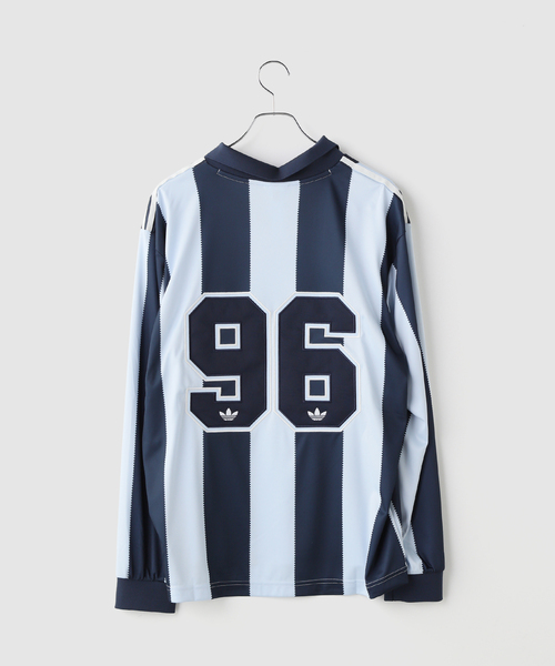 adidas Originals（アディダスオリジナルス）の「adidas originals / アディダス オリジナルス BRIT HME JERSEY（Tシャツ/カットソー・メンズ・ネイビー/アイボリー・LARGE/MEDIUM）」の5枚目の写真