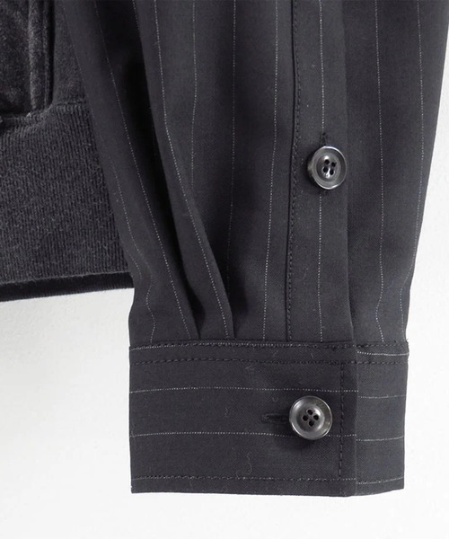 KHOKI（コッキ）の「【KHOKI/コッキ】Combination Zip Hoodie（パーカー・メンズ・グレー/ブラック・1/2/3）」の7枚目の写真