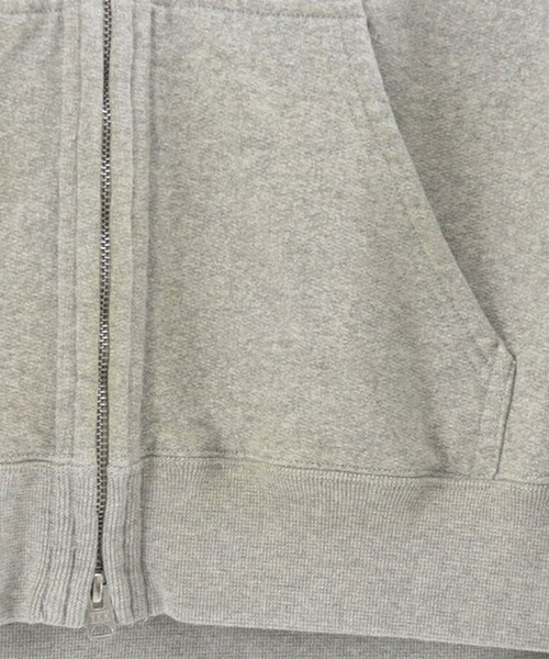 KHOKI（コッキ）の「【KHOKI/コッキ】Combination Zip Hoodie（パーカー・メンズ・グレー/ブラック・1/2/3）」の11枚目の写真