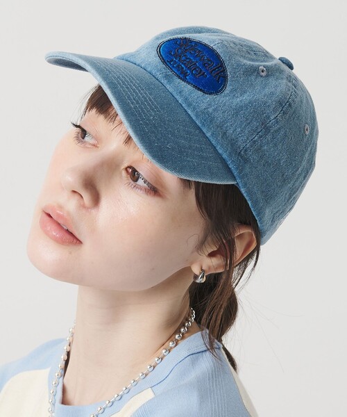 PARROTT CANVAS(パロットキャンバス)の「<PARROTT CANVAS>ロゴ デニム キャプ(キャップ・レディース・コバルトブルー・FREE)」の3枚目の写真