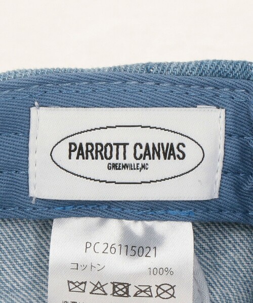 PARROTT CANVAS(パロットキャンバス)の「<PARROTT CANVAS>ロゴ デニム キャプ(キャップ・レディース・コバルトブルー・FREE)」の15枚目の写真