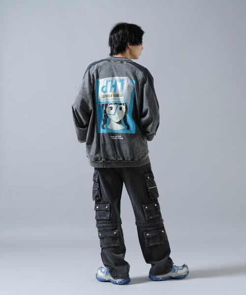 over print（オーバープリント）の「overprint/オーバープリント/別注pigment SHOPPER cotton jacket（その他アウター・レディース・チャコールグレー・L/M/S）」の16枚目の写真