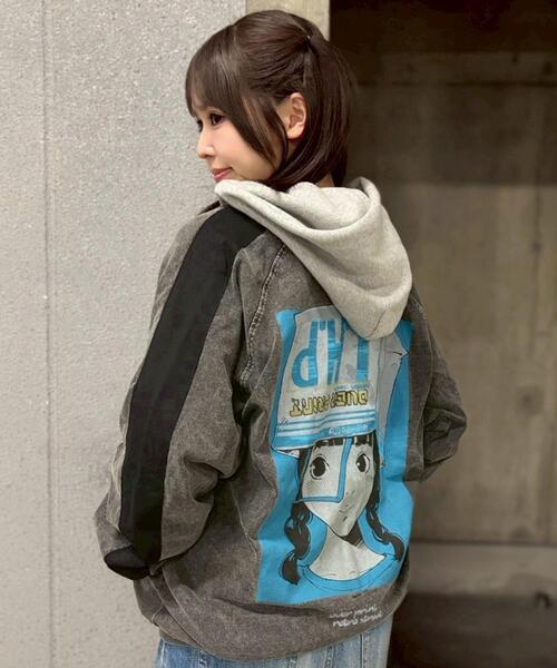 over print（オーバープリント）の「overprint/オーバープリント/別注pigment SHOPPER cotton jacket（その他アウター・レディース・チャコールグレー・L/M/S）」の20枚目の写真