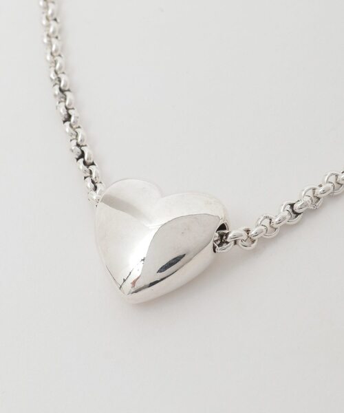 Tiara（ティアラ）の「【PHILIPPE AUDIBERT/フィリップオーディベール】ハートネックレス（COS6087:AR）（ネックレス・レディース・シルバー・FREE）」の2枚目の写真