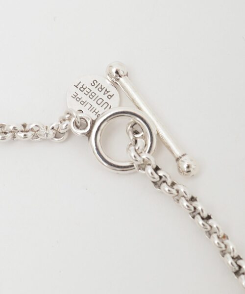 Tiara（ティアラ）の「【PHILIPPE AUDIBERT/フィリップオーディベール】ハートネックレス（COS6087:AR）（ネックレス・レディース・シルバー・FREE）」の3枚目の写真