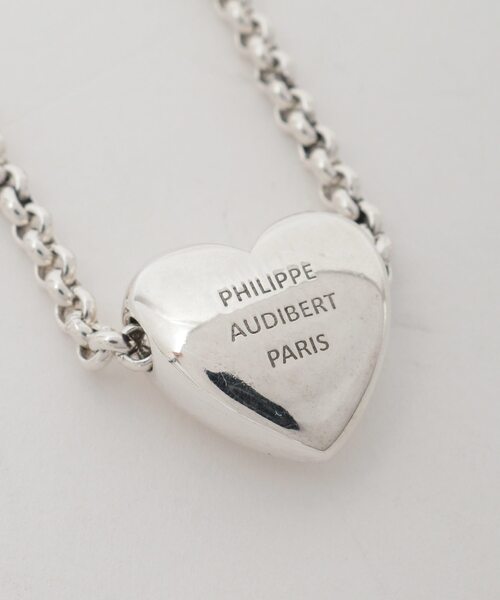 Tiara（ティアラ）の「【PHILIPPE AUDIBERT/フィリップオーディベール】ハートネックレス（COS6087:AR）（ネックレス・レディース・シルバー・FREE）」の4枚目の写真
