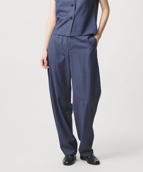 LOEFF（ロエフ）の「＜LOEFF＞トロピカルウール ボンタン パンツ（その他パンツ・レディース・コバルトブルー/ブラック/オリーブ・00/2/0/1）」の3枚目の写真