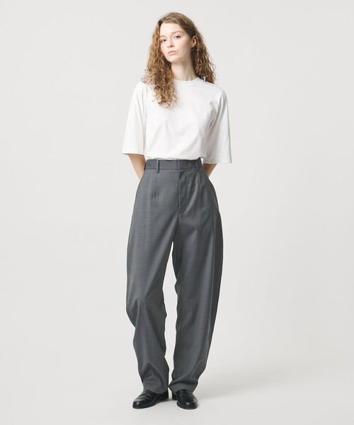 LOEFF（ロエフ）の「＜LOEFF＞トロピカルウール ボンタン パンツ（その他パンツ・レディース・コバルトブルー/ブラック/オリーブ・00/2/0/1）」の6枚目の写真