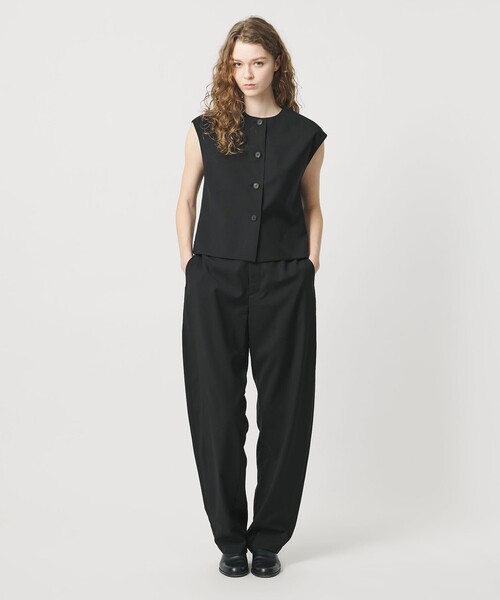 LOEFF（ロエフ）の「＜LOEFF＞トロピカルウール ボンタン パンツ（その他パンツ・レディース・コバルトブルー/ブラック/オリーブ・00/2/0/1）」の10枚目の写真