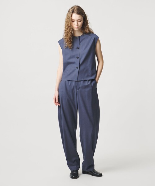 LOEFF（ロエフ）の「＜LOEFF＞トロピカルウール ボンタン パンツ（その他パンツ・レディース・コバルトブルー/ブラック/オリーブ・00/2/0/1）」の13枚目の写真