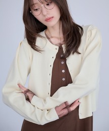 Dita Muaj.（ディータムアージュ）の「クリアボタンカーディガン（カーディガン/ボレロ）」