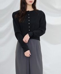 Dita Muaj.（ディータムアージュ）の「クリアボタンカーディガン（カーディガン/ボレロ）」