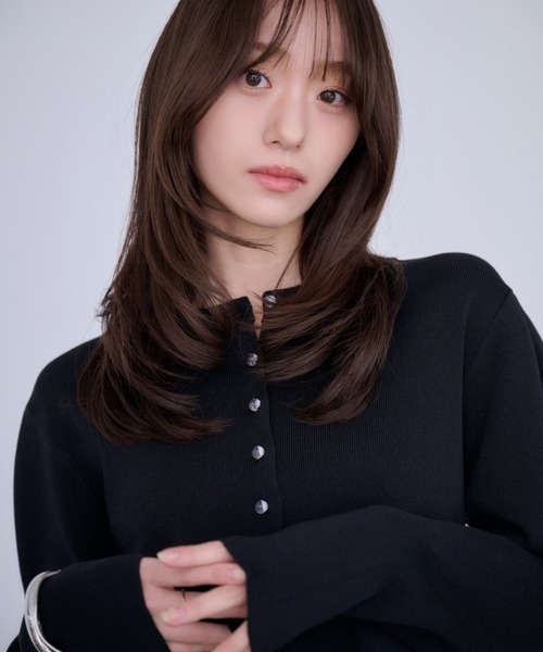 Dita Muaj.（ディータムアージュ）の「クリアボタンカーディガン（カーディガン/ボレロ・レディース・ブラック/ベビーピンク/ペールイエロー・FREE）」の9枚目の写真