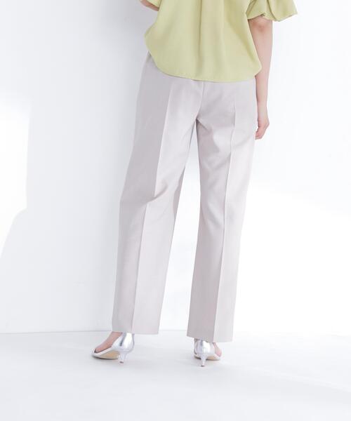 NATURAL BEAUTY BASIC(ナチュラルビューティーベーシック)の「リネンライクタックワイドパンツ(その他パンツ・レディース・ベージュ/ネイビー・MEDIUM/SMALL)」の18枚目の写真