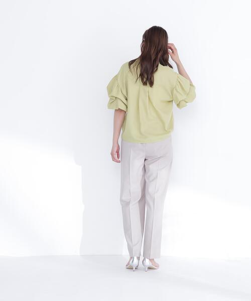 NATURAL BEAUTY BASIC(ナチュラルビューティーベーシック)の「リネンライクタックワイドパンツ(その他パンツ・レディース・ベージュ/ネイビー・MEDIUM/SMALL)」の21枚目の写真