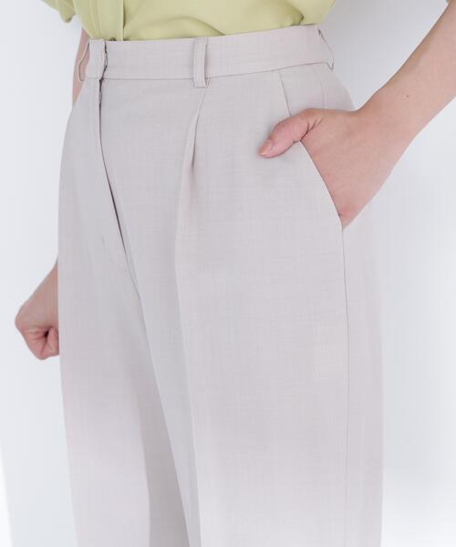 NATURAL BEAUTY BASIC(ナチュラルビューティーベーシック)の「リネンライクタックワイドパンツ(その他パンツ・レディース・ベージュ/ネイビー・MEDIUM/SMALL)」の18枚目の写真