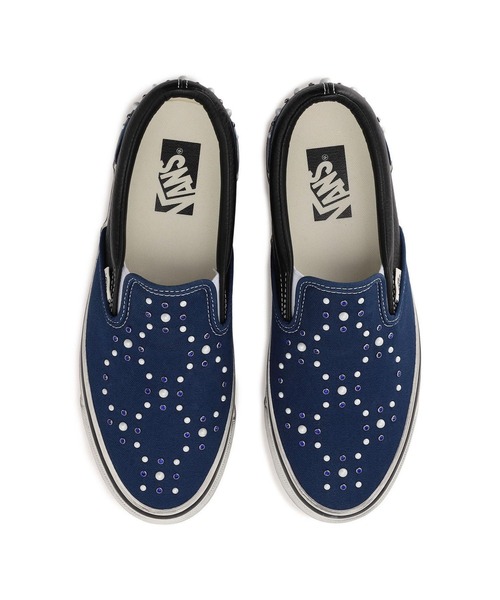 VANS(バンズ)の「LX CLASSIC SLIP-ON 98 VN000D9PIND(スリッポン・メンズ・ブルー・6/11/5h/6h/10h/9h/8h/7h/7/9/10/8/5/12)」の9枚目の写真