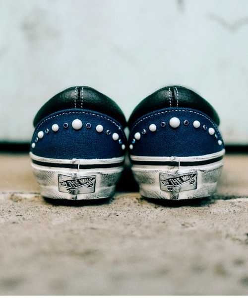 VANS(バンズ)の「LX CLASSIC SLIP-ON 98 VN000D9PIND(スリッポン・メンズ・ブルー・6/11/5h/6h/10h/9h/8h/7h/7/9/10/8/5/12)」の8枚目の写真