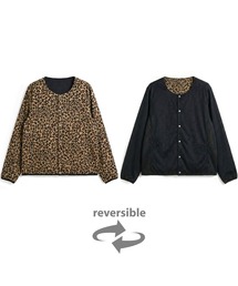 TAION（タイオン）の「【TAION(タイオン)】〈ユニセックス〉ノンダウン ベーシック リバーシブル クルーネック カーディガン（カーディガン/ボレロ）」