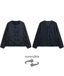 TAION（タイオン）の「【TAION(タイオン)】〈ユニセックス〉ノンダウン ベーシック リバーシブル クルーネック カーディガン（カーディガン/ボレロ）」