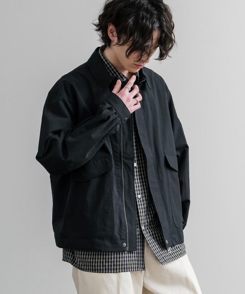 Audience(オーディエンス)の「Audience オーディエンス 綿ナイロンキャンバス CWUフライトバルーンミリタリージャケット AUD7385(ミリタリージャケット・メンズ・スミクロ/ブラック/ベージュ・L/M)」の13枚目の写真