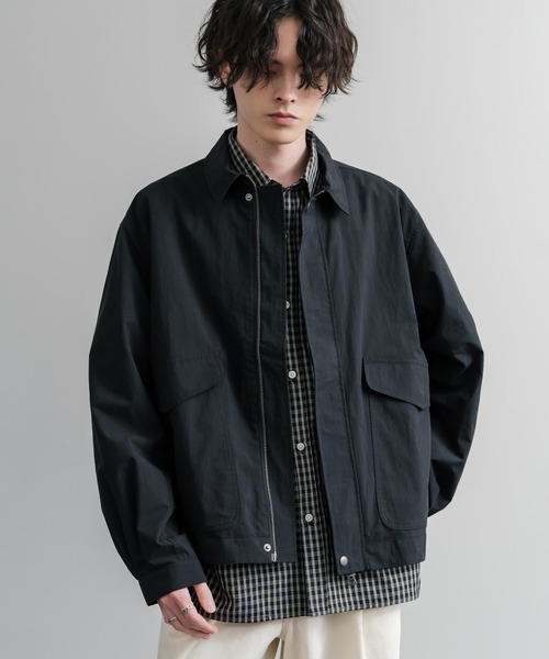 Audience(オーディエンス)の「Audience オーディエンス 綿ナイロンキャンバス CWUフライトバルーンミリタリージャケット AUD7385(ミリタリージャケット・メンズ・スミクロ/ブラック/ベージュ・L/M)」の14枚目の写真