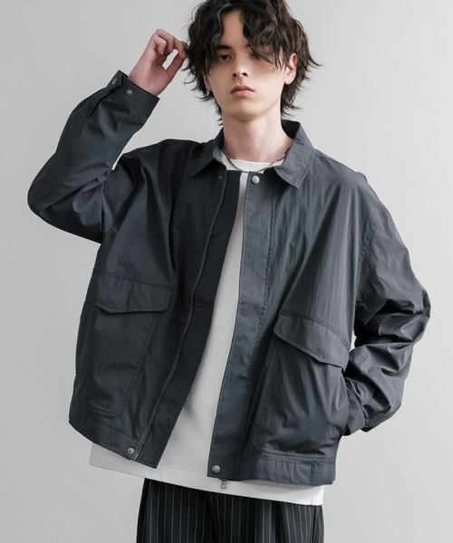 Audience(オーディエンス)の「Audience オーディエンス 綿ナイロンキャンバス CWUフライトバルーンミリタリージャケット AUD7385(ミリタリージャケット・メンズ・スミクロ/ブラック/ベージュ・L/M)」の20枚目の写真