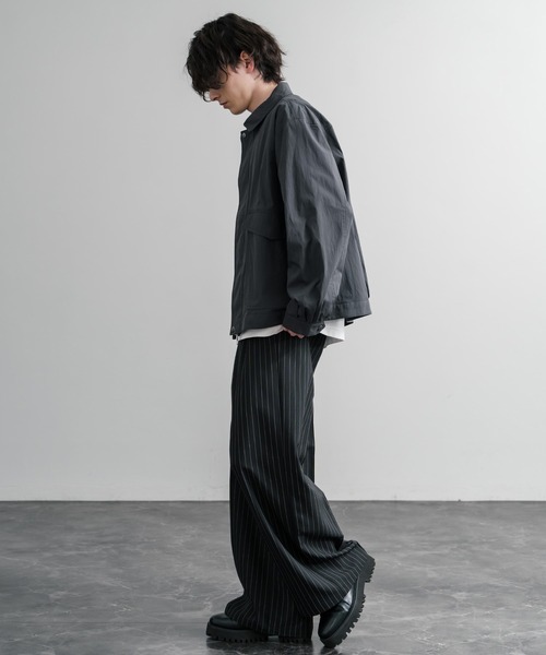 Audience(オーディエンス)の「Audience オーディエンス 綿ナイロンキャンバス CWUフライトバルーンミリタリージャケット AUD7385(ミリタリージャケット・メンズ・スミクロ/ブラック/ベージュ・L/M)」の22枚目の写真