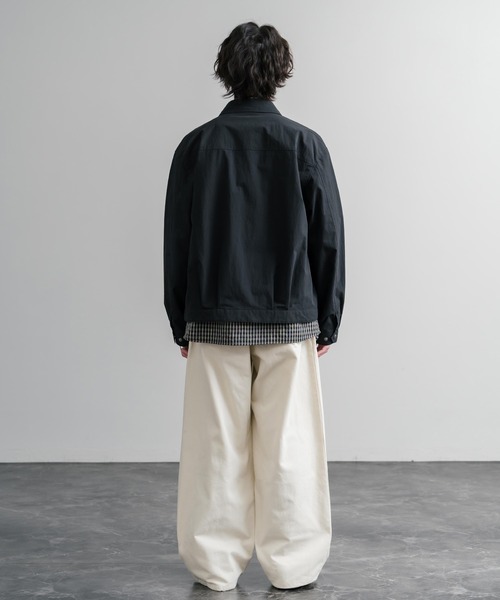 Audience(オーディエンス)の「Audience オーディエンス 綿ナイロンキャンバス CWUフライトバルーンミリタリージャケット AUD7385(ミリタリージャケット・メンズ・スミクロ/ブラック/ベージュ・L/M)」の12枚目の写真