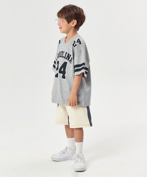 BREEZE(ブリーズ)の「【WEB限定】KUDOZ.B ナンバリング半袖Tシャツ(Tシャツ/カットソー・キッズ・ブルー/グレー/オフホワイト・90/100/110/120/130/140/150/160)」の5枚目の写真