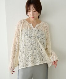 SHENERY | サイドスリットレースブラウス(シャツ/ブラウス)
