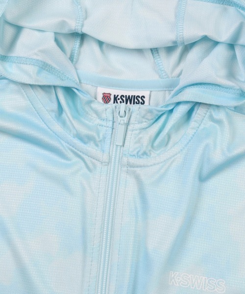 K-SWISS(ケースイス)の「【K-SWISS/ケースイス】ぼかし柄UVパーカー(パーカー・レディース・ネイビー/サックスブルー/グリーン系その他/ライトピンク・MEDIUM/LARGE/X-LARGE)」の11枚目の写真